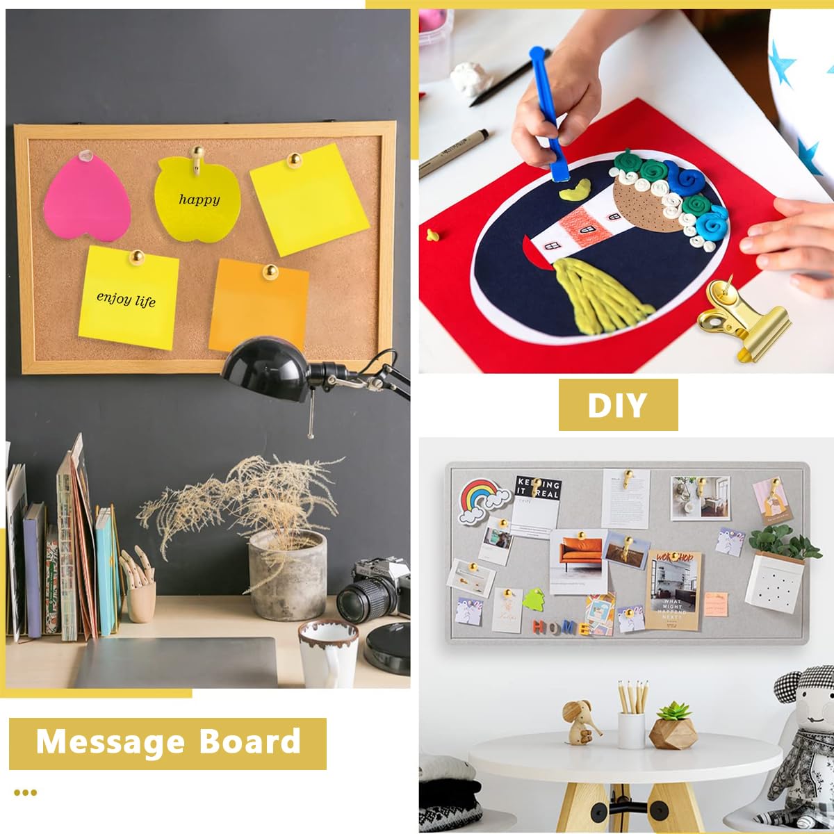 Climberty 310 Pcs Gold Board Pins Set, Gold Thumb Tacks Decorative Push Pins for Cork Board with Push Pin Hook Pushpin Clip 5 Style Gold Office Accessories for Cork Board Map Office Climberty 310 Pcs Gold Board Pins Set, Gold Thumb Tacks Decorative Push Pins for Cork Board with Push Pin Hook Pushpin Clip 5 Style Gold Office Accessories for Cork Board Map Office